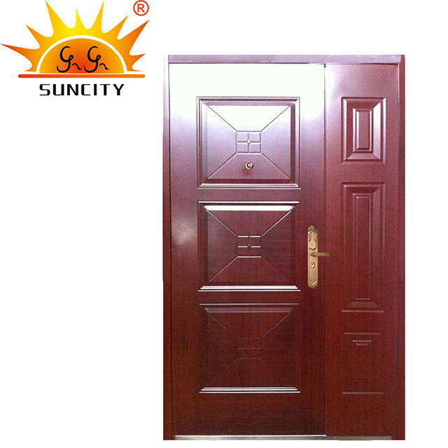 High Quality Turkish Design Steel Security Metal Fire Rated Door