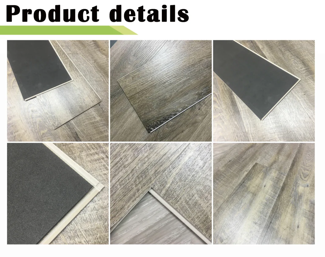 Wholesale Anti-Slippery Carpet Design Vinyl Spc Flooring Planks for Indoor