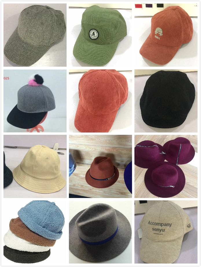 Stylish Multi Color Stitch Textured POM POM Wool Knit Cap Women Beanie Hat