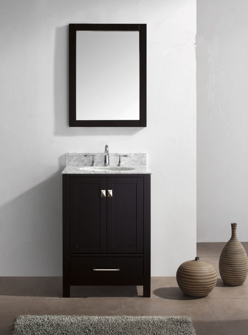 New Design Solid Wood Single Bathroom Vanity