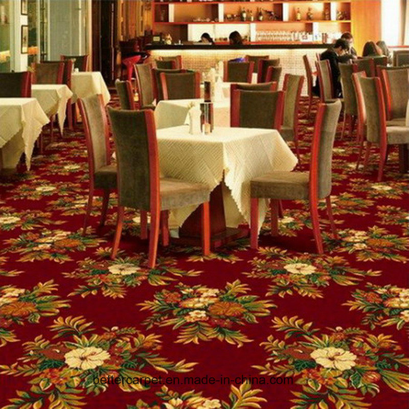 100%Nylon Printed Modern Design Wall to Wall Restaurant Carpet, Floor Carpet