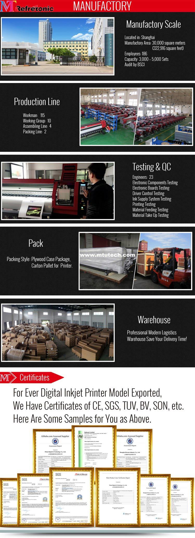 Belt Acid Textile Printer for Silk and Wool Fabric Direct Printing