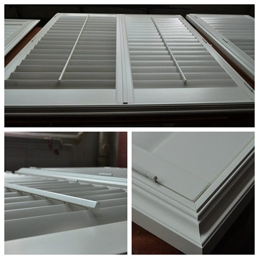 Australia White High Quality Elegant Wood Window Plantation Shutters