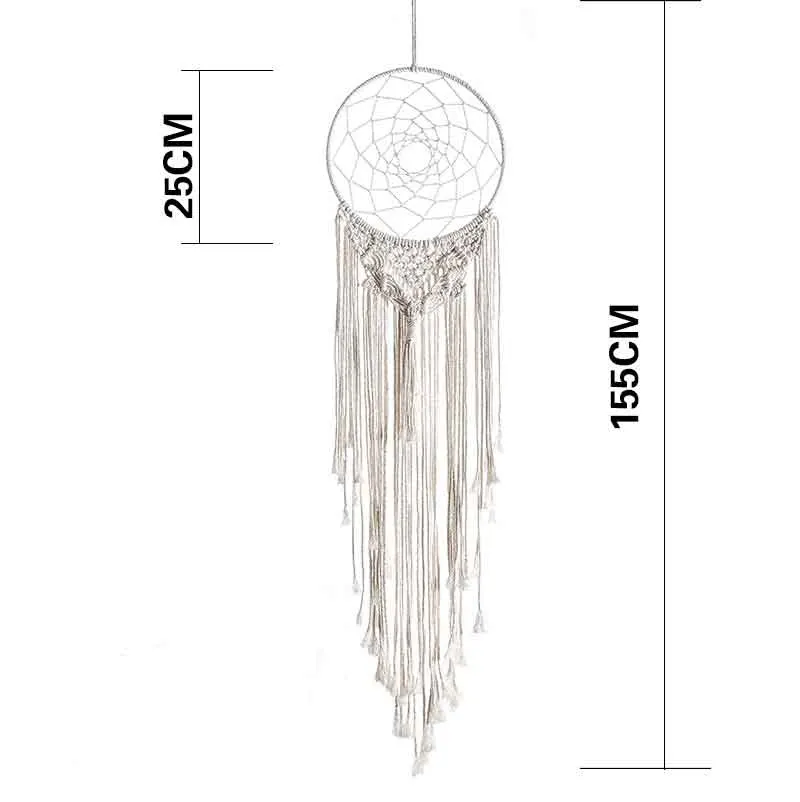 Foreign Trade Direct Supply Ins Decoration Nordic Style Home Dream Catcher Hand Woven Tapestry Family Wall Pendant