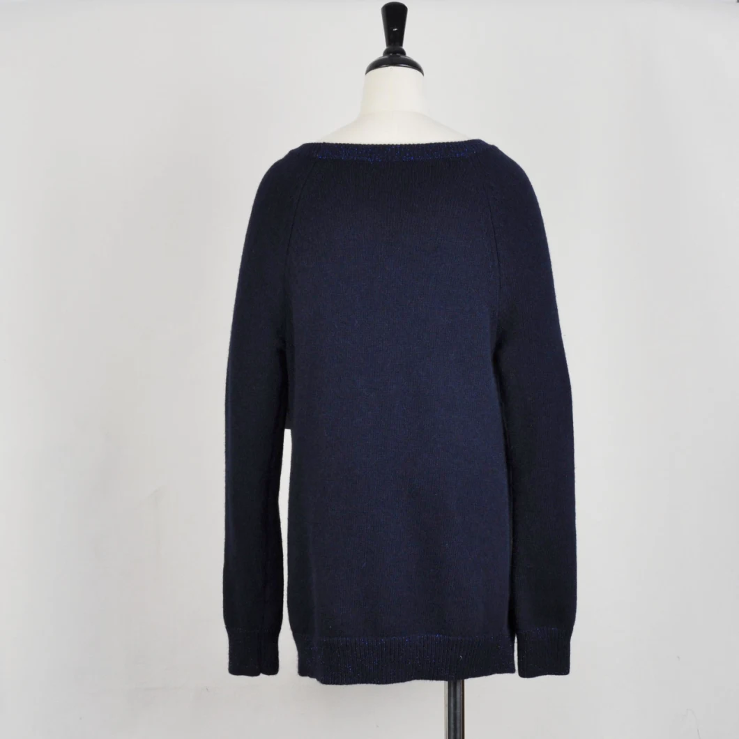 Wool Angora Blend Cable Knit Chunky Pullover Sweater