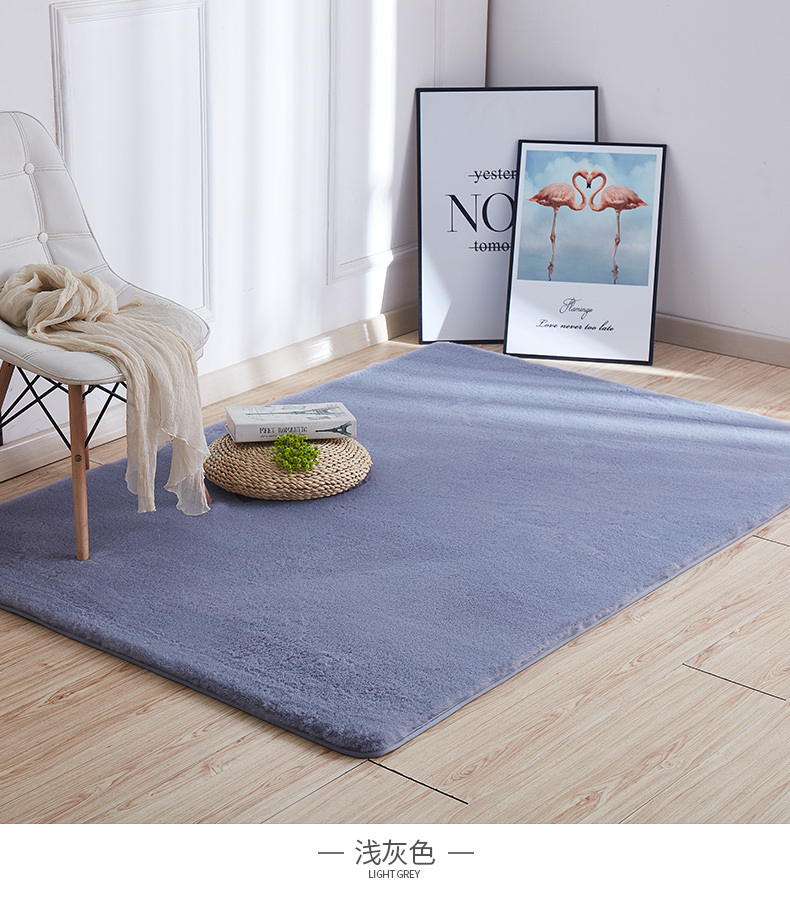 Carpet Faux Fur Wool Rug Table Sofa Bed Side Area Rugs