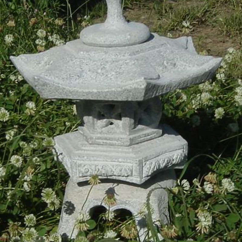 Japanese Style Granite Garden Outdoor Hand Made Lantern