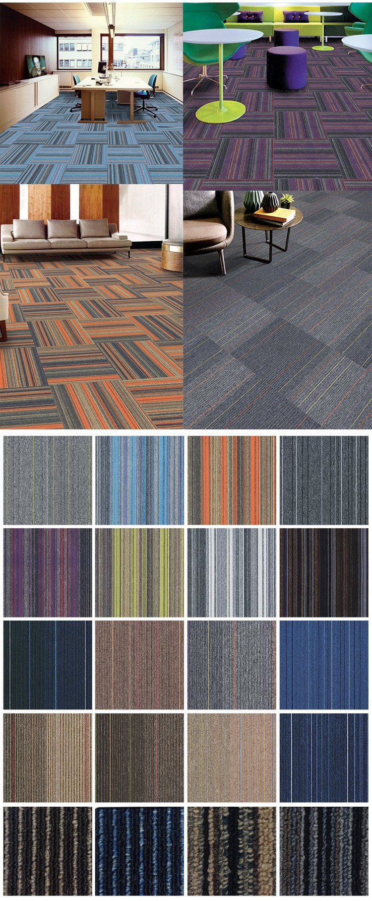 Non-Slip Bathroom Mat Carpet Solid Carpet Living Room and Floor Carpet for Sale