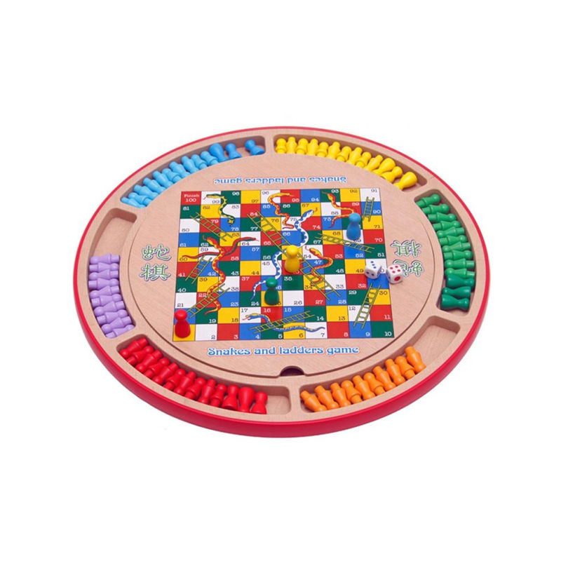 Chess Game Wood Chinese Wooden Chess Checkers Set