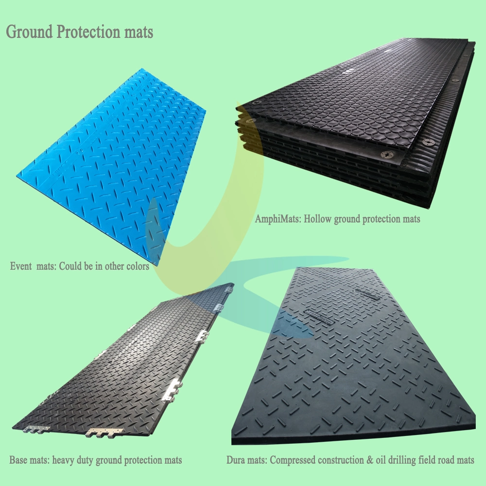 Portable Mobile Ground Mat Road Rugs Construction Ground Protection Mats