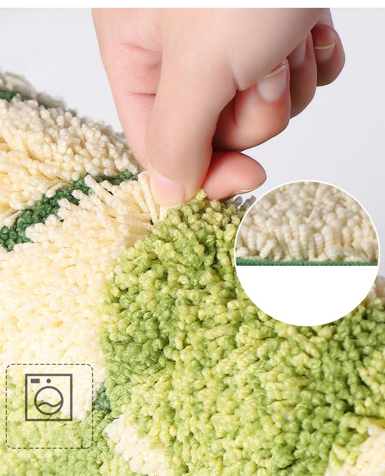 Non-Slip Shaggy Bath Mats Rugs Doormat