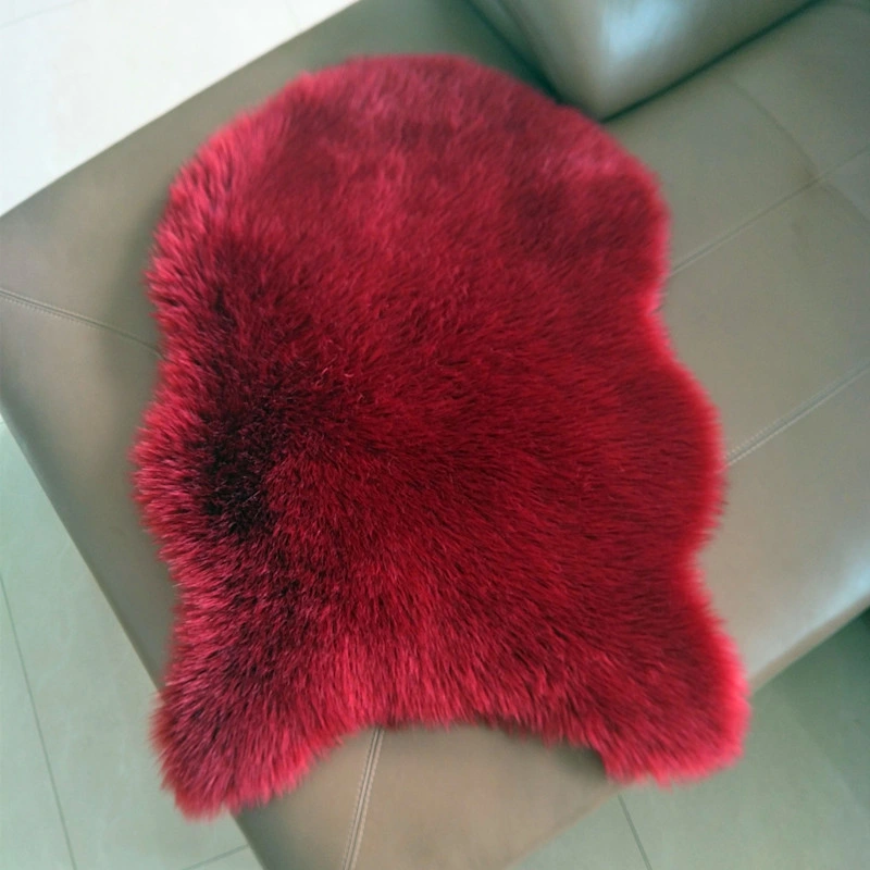Microfiber Synthetic Sheepskin Imitate Faux Fur Area Rug Carpet