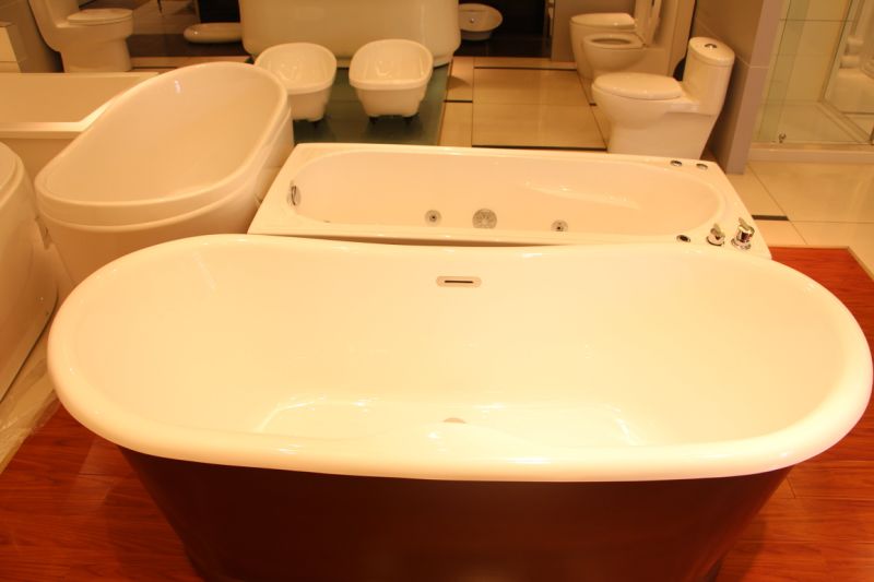Waltmal Bathroom Gloden Tub Big Size Bathtubs for Adults People
