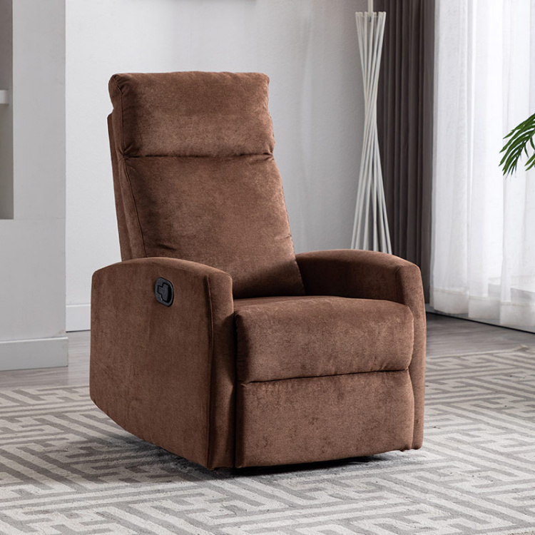 Living Room Customized Push Back Recliner with Cotton Fabric