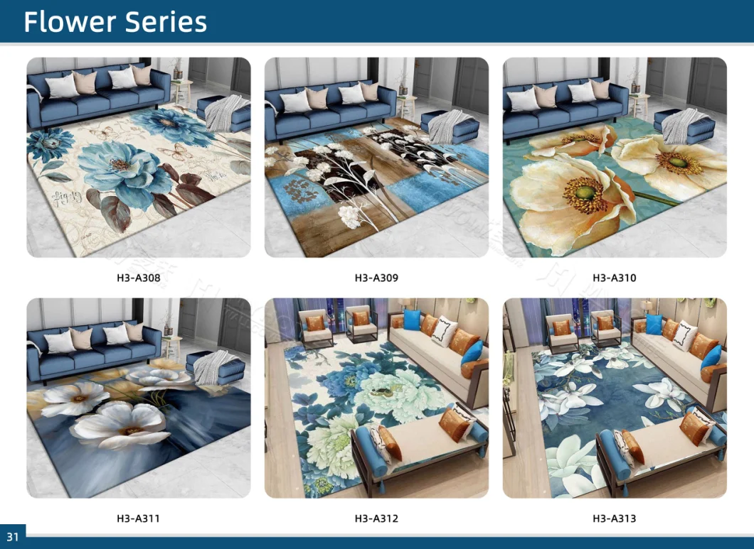Woven Carpet Mat Area Rug Silk Rug