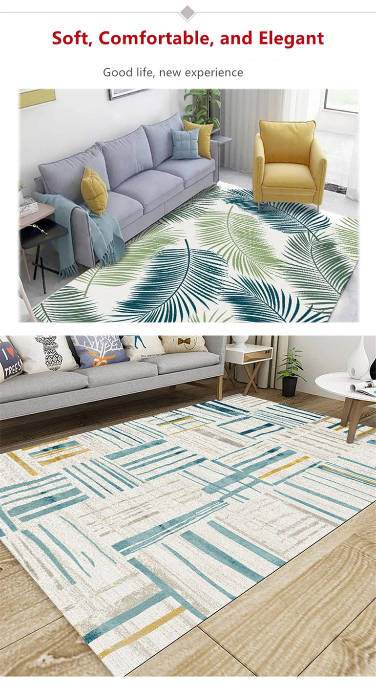 160*230cm Stock Machine Washable Polypropylene Floor Carpet Area Rug