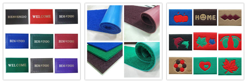 Free Samples Soft Rubber Flooring / PVC Vinyl Loop Mats/PVC Carpet