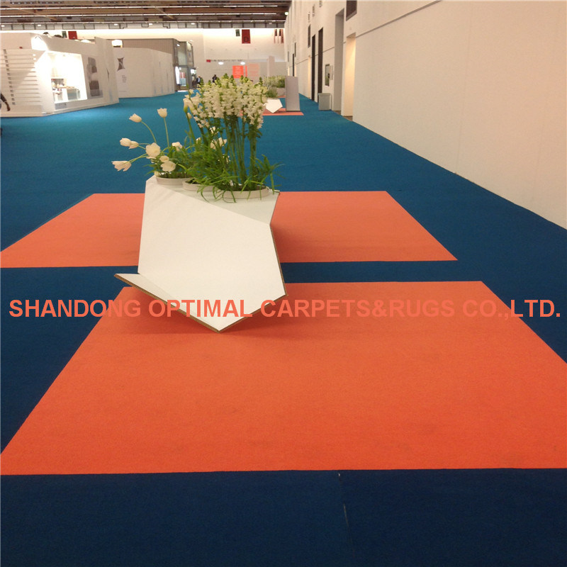 Domotex Fair Show Use Exhibition Non Woven Carpet