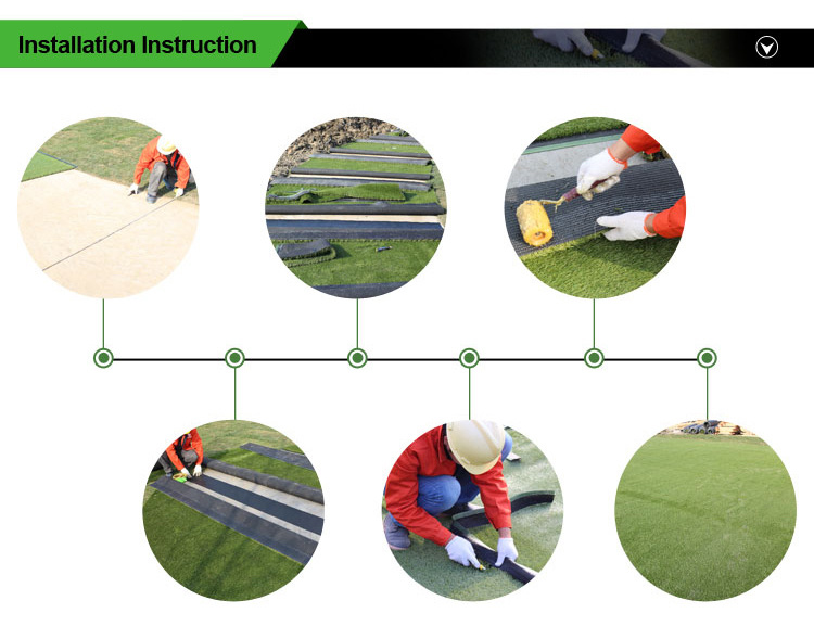 Soft Touching Color Artificial Landscaping Turf for Kindergarten