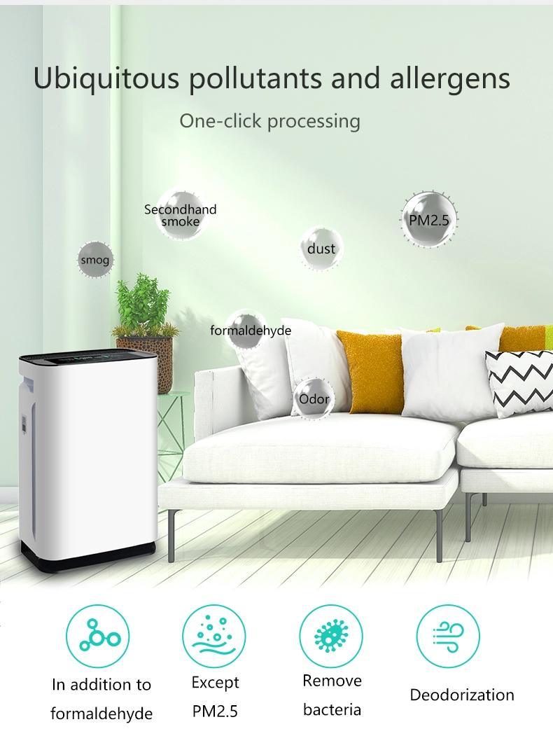 Bedroom Floor Standing Negative Ion Air Purifier