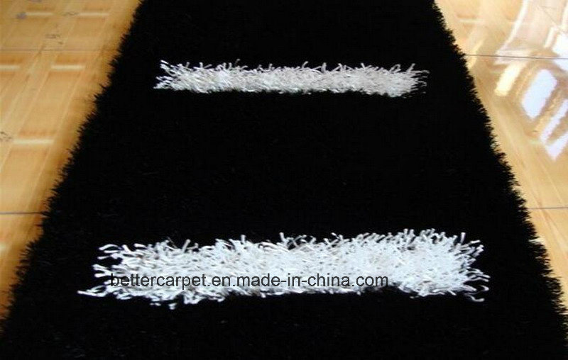 Geometric Design Rugs Carpet Popular Shaggy Long Pile Carpet with Cotton Backing