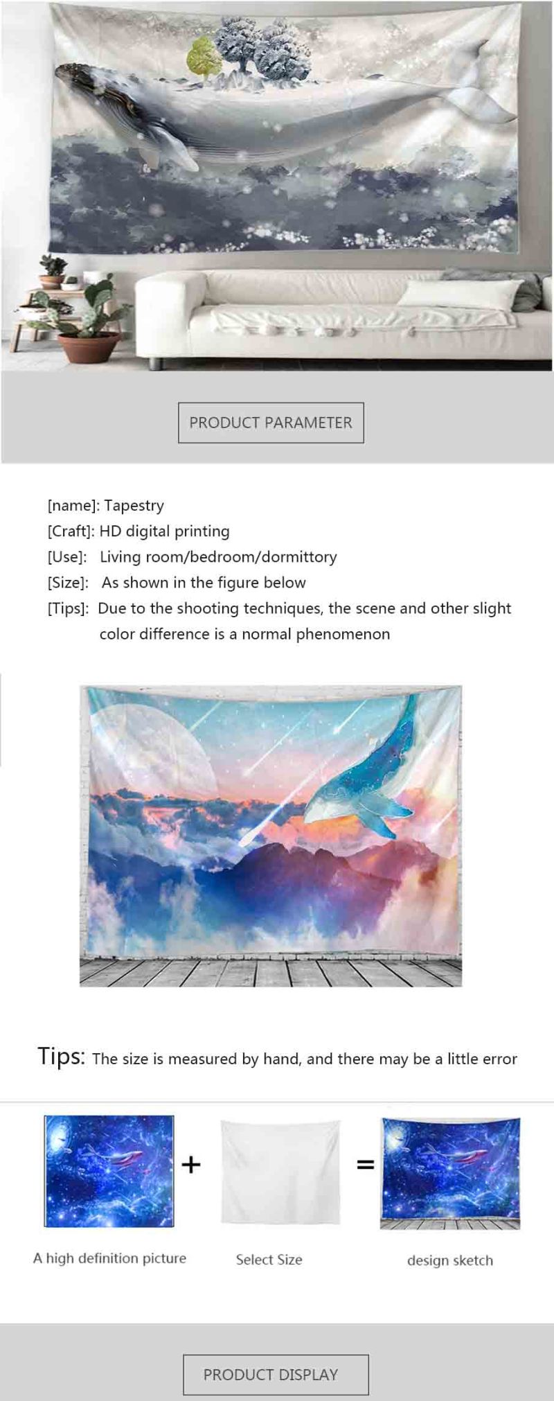 Wall Tapestry Tapestry Wall Hanging for Living Room Bedroom Dorm Room Home Decor