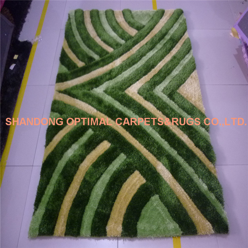 Decoration Bedroom and Livingroom Polyester Shaggy Carpet