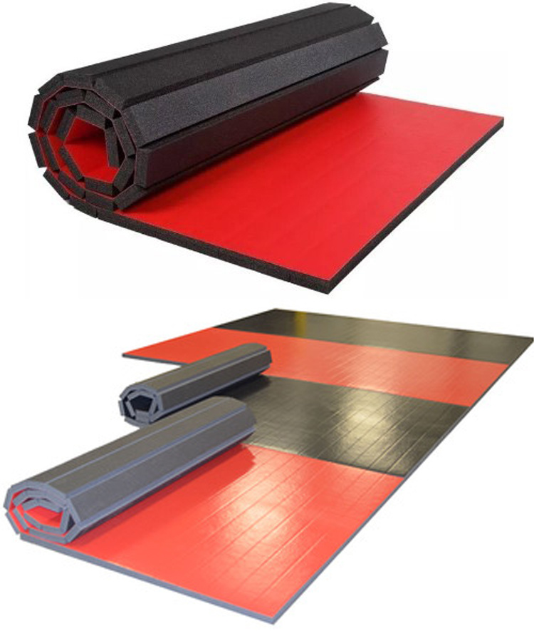 Flexi Roll Mats with Carpet Gymnastic/Gym Cheerleading Floor Mat