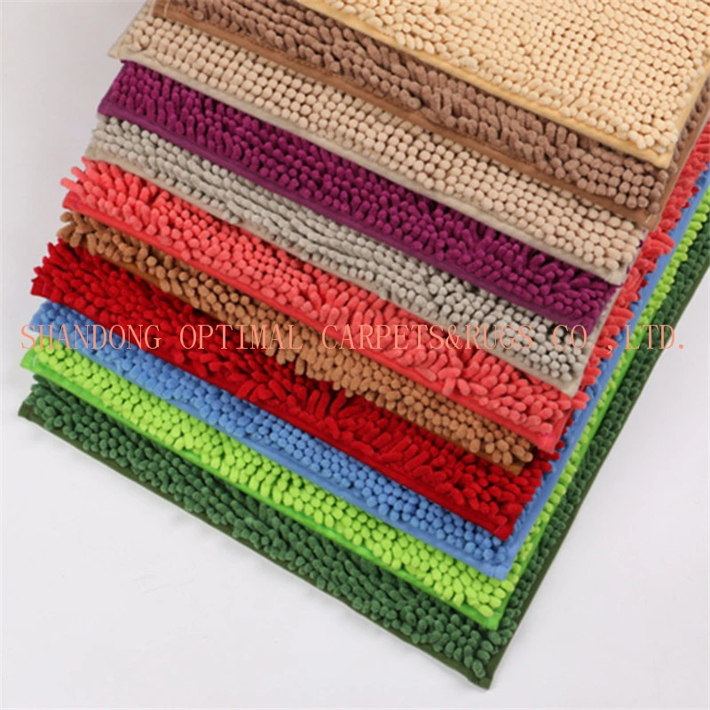 2018 Hot Sale Chenille Polyester Carpet and Rugs