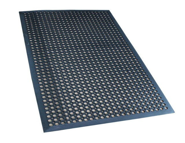 Oil Resistance Anti-Slip Rubber Floor Mat, Anti Fatigue Rubber Kitchen Mat