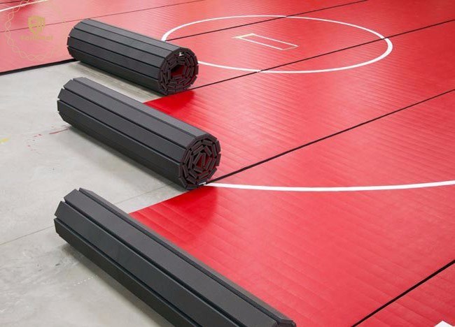 Flexi Roll Mats with Carpet Gymnastic/Gym Cheerleading Floor Mat