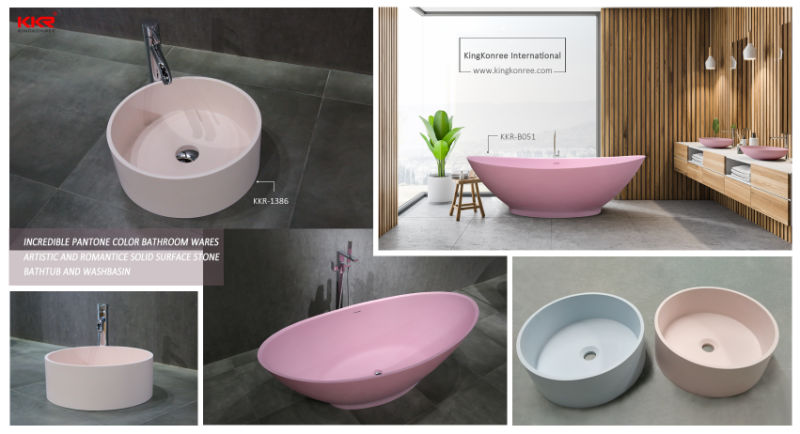 Bathroom Bath Tub Acrylic Resin Stone Bathtub