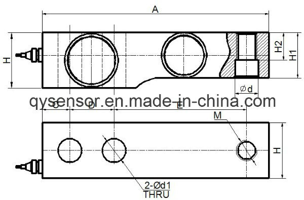 Cantilever Beam Load Cell for Floor Scale Weighing Scale