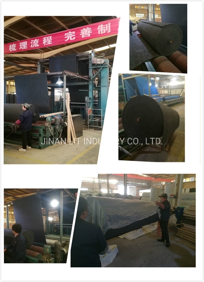 UV-Resistant Anti-Slip Dust Clean Marine Ship Carpet, Vessel Carpet, Garage Mat