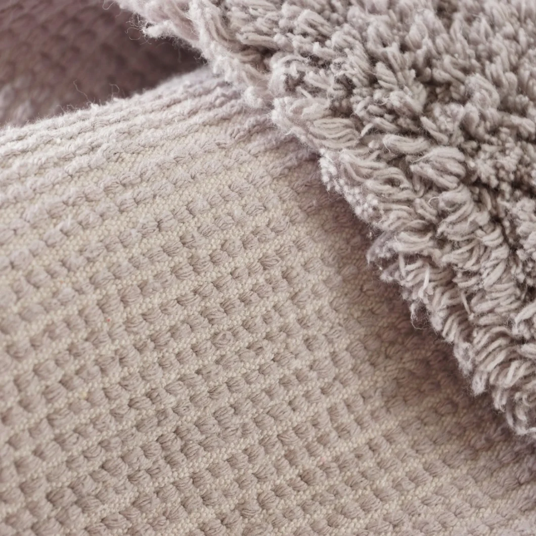 Non Slip Bathroom Cotton Chenille Bath Rug