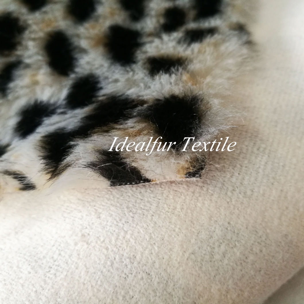 Leopard Printed Fake Fur Faux Fur Animal Fur