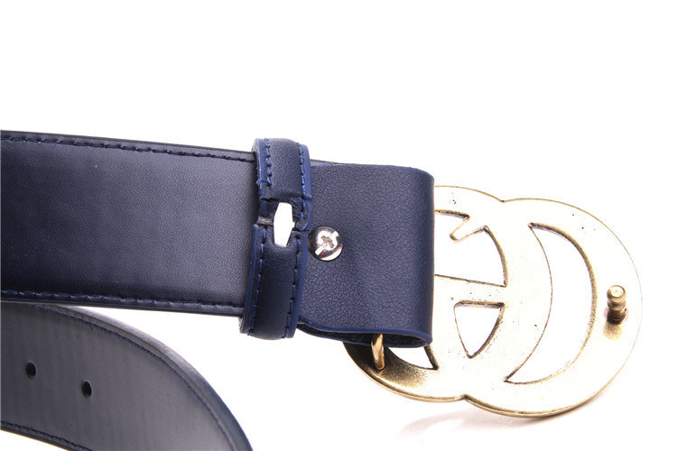 High Quality Metal Leather Double Buckle Waist Belt Waistband