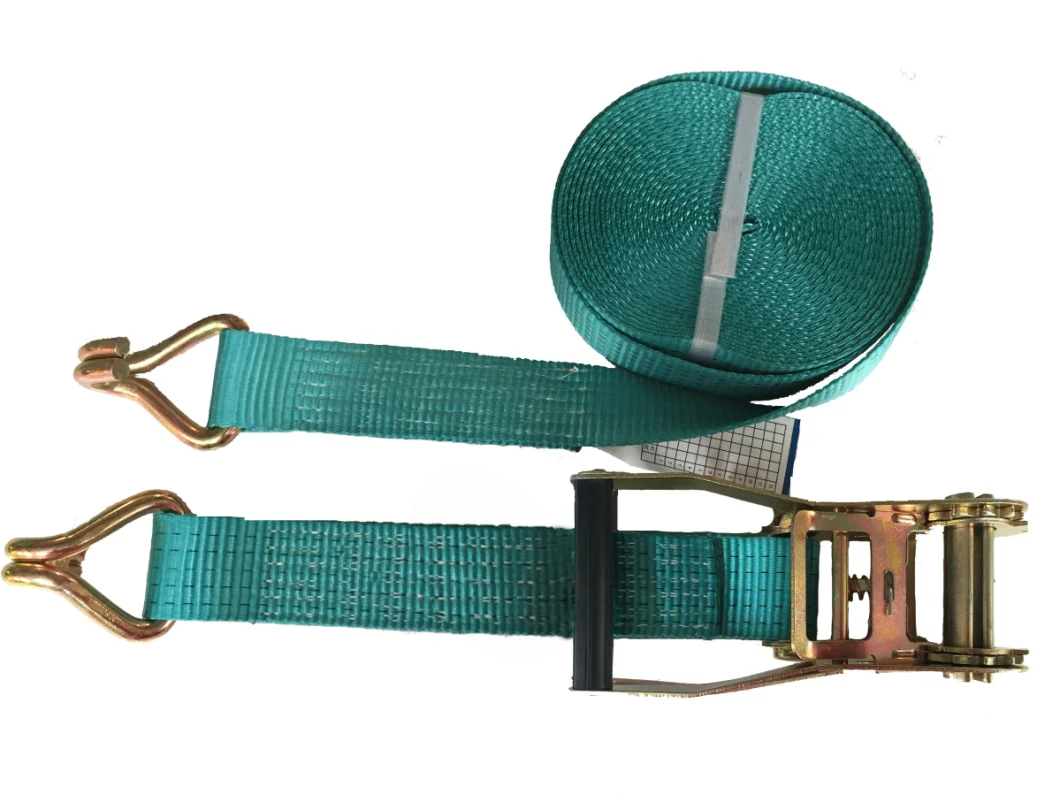 50mm 5t Cargo Lashing Hook Ratchet Tie Down Strap