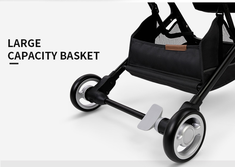 High Quality Aluminum Alloy Lightweight Portable Folding Baby Stroller From China