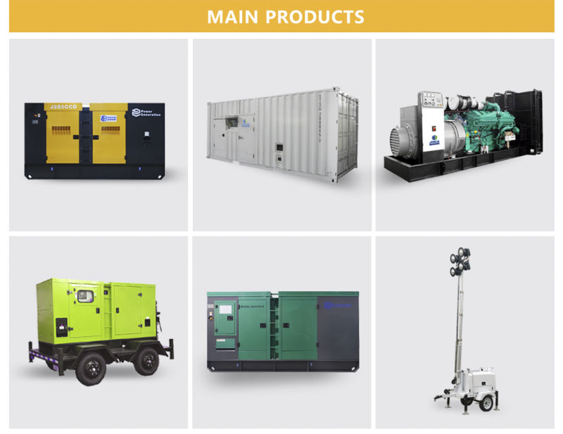 Villa /Hospital/ Midium/Frontier/Border Power Soundproof Open Trailer Portable Diesel Generator