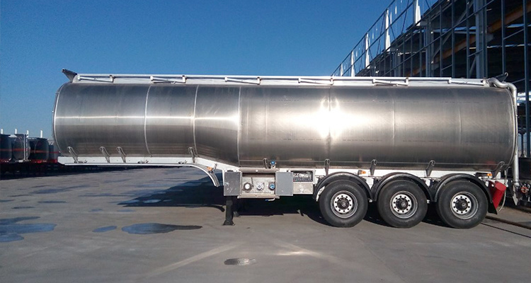3 Axle 42000 Liters Aluminum Alloy Tanker Trailer