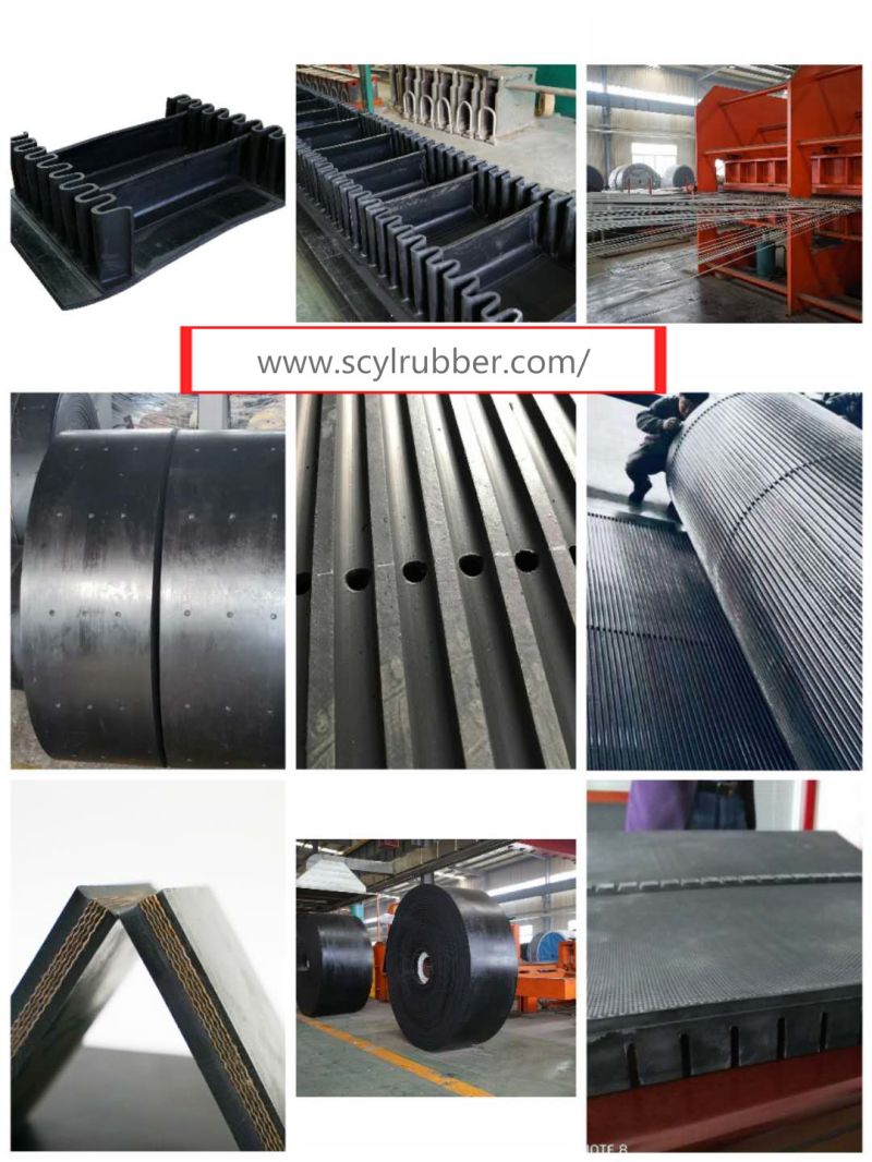 UL Certificated Steep Inclin ED Rubber Conveoyr Belt Endless with Best Cover for Cement Industry