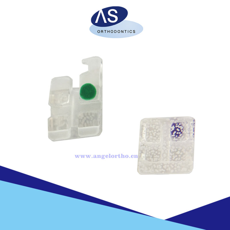 Orthodontic Sapphire 022/018 Mbt Brackets with No-Hook/3 Hook/345 Hook