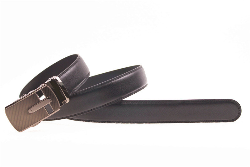 Auto Buckle Three Color Rachet PU Men Belt
