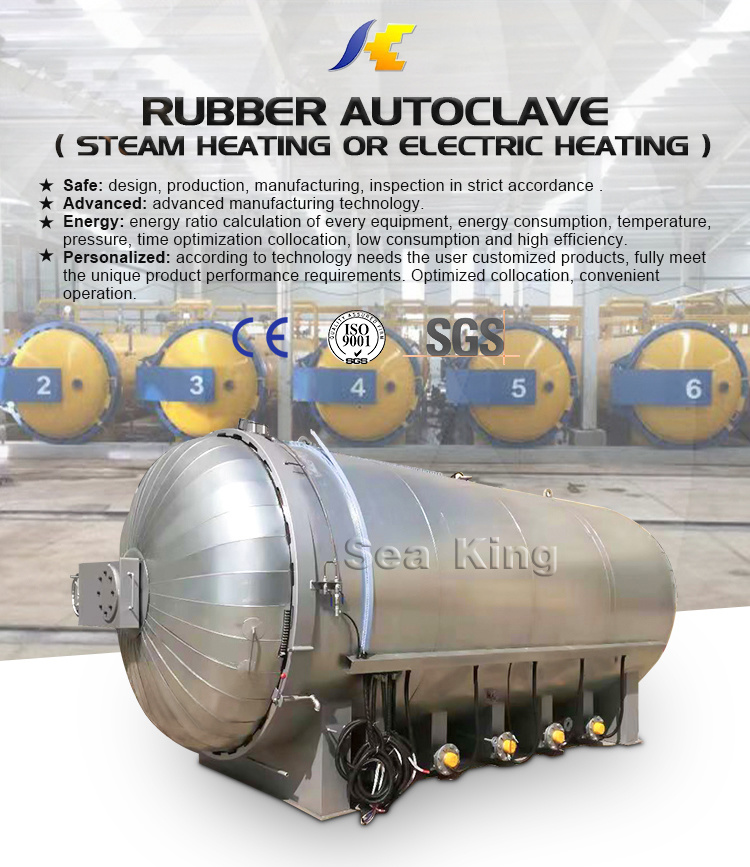 Rubber Tubing Tarp Straps Anti Vibration Mountings Autoclave for Rubber Products Vulcanizing