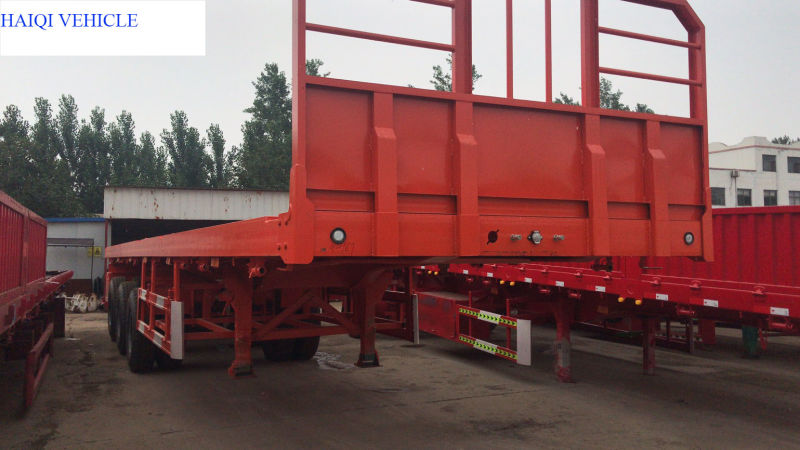 Special Strong Flatbed Chassis Container Transportation Truck Trailer for Bulk Cargo Transportation