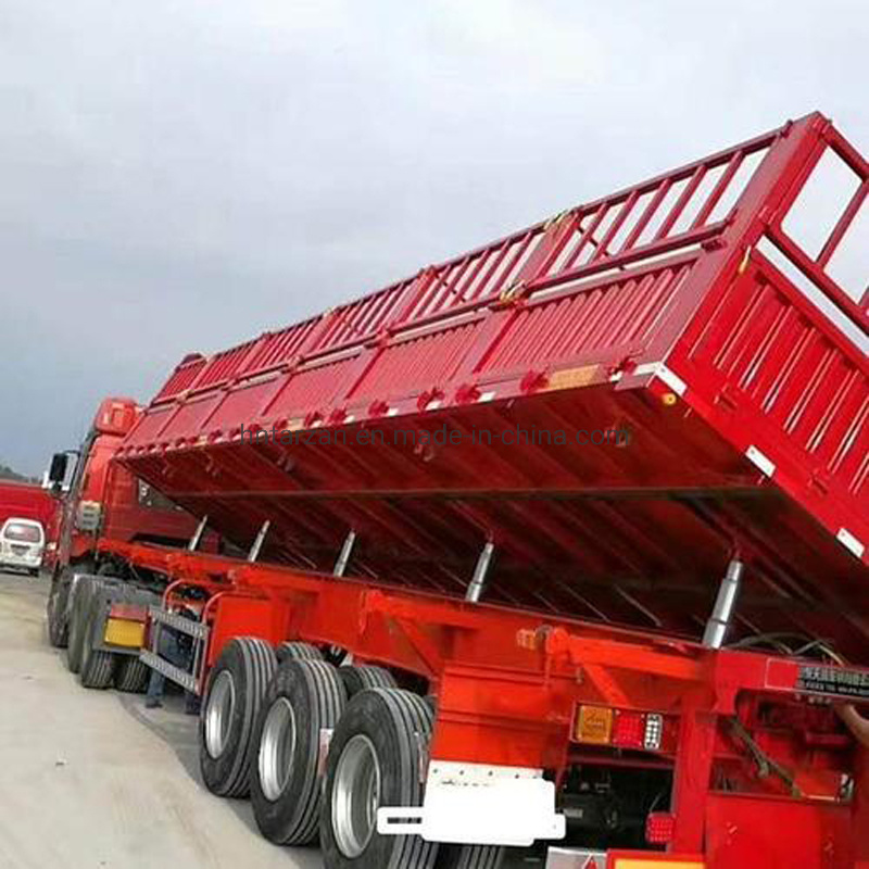 40 Ton Payload Side Dump Trailer for Cargo Transportation