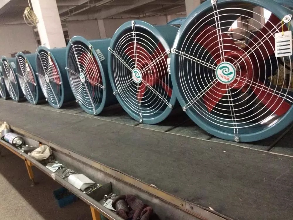 Underground Explosion Axial Flow Fan Adjustable Aluminium Alloy Blades Fan