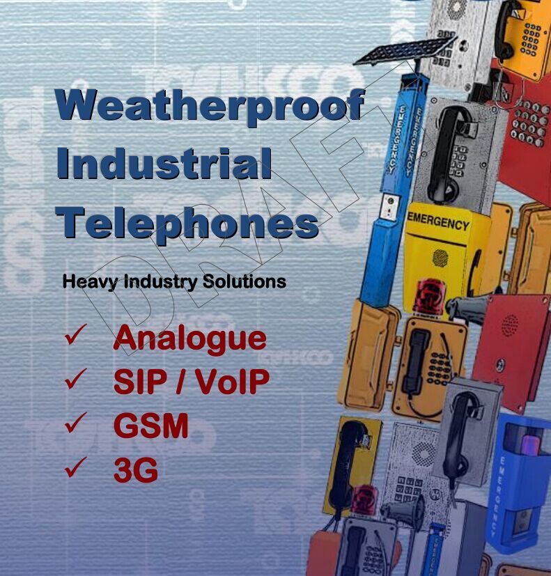 Handfree Emergency Telephone Outdoor Industrial Intercom for Heavy Duty Project