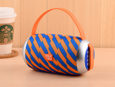 Outdoor Portable Powerful Fabric Bluetooth Speaker with Strap Handle